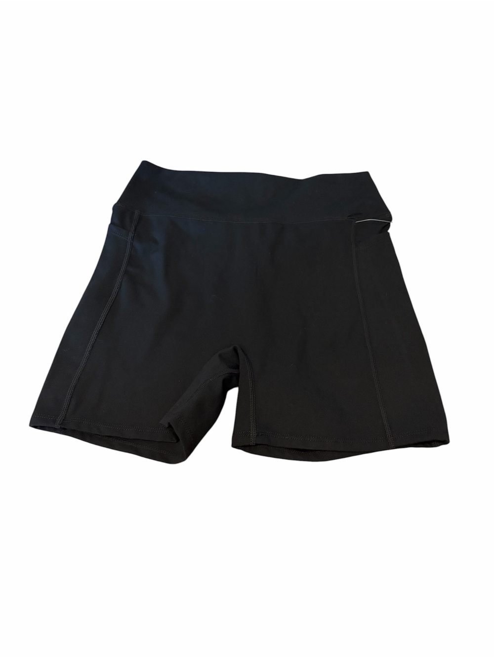 Black High-Rise Shorts